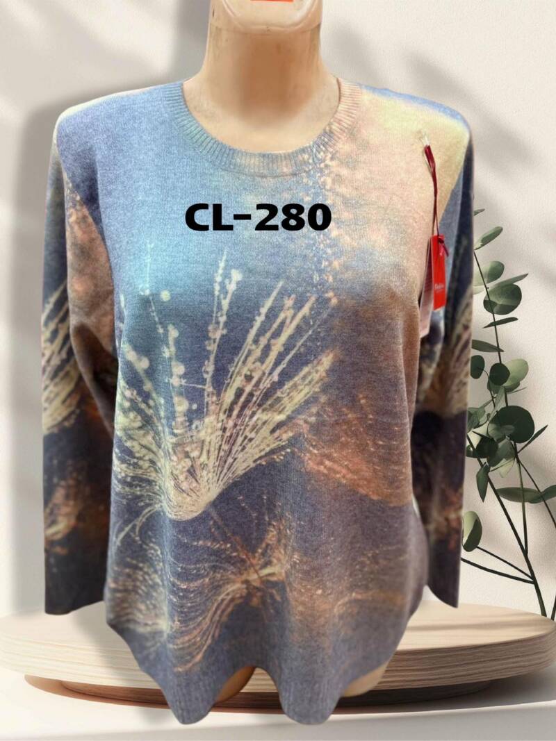 Swetry damskie Roz L-3XL. 1 kolor. Paczka 12 szt